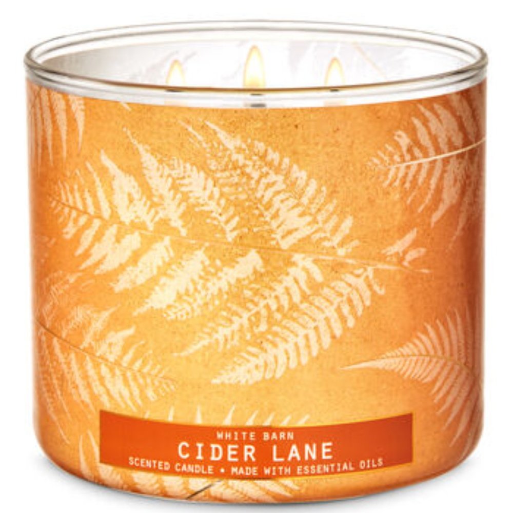 Bath & Body Works Cider Lane 3-Wick Candle